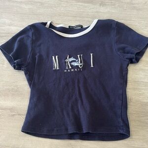 cute brandy Melville maui baby tee
